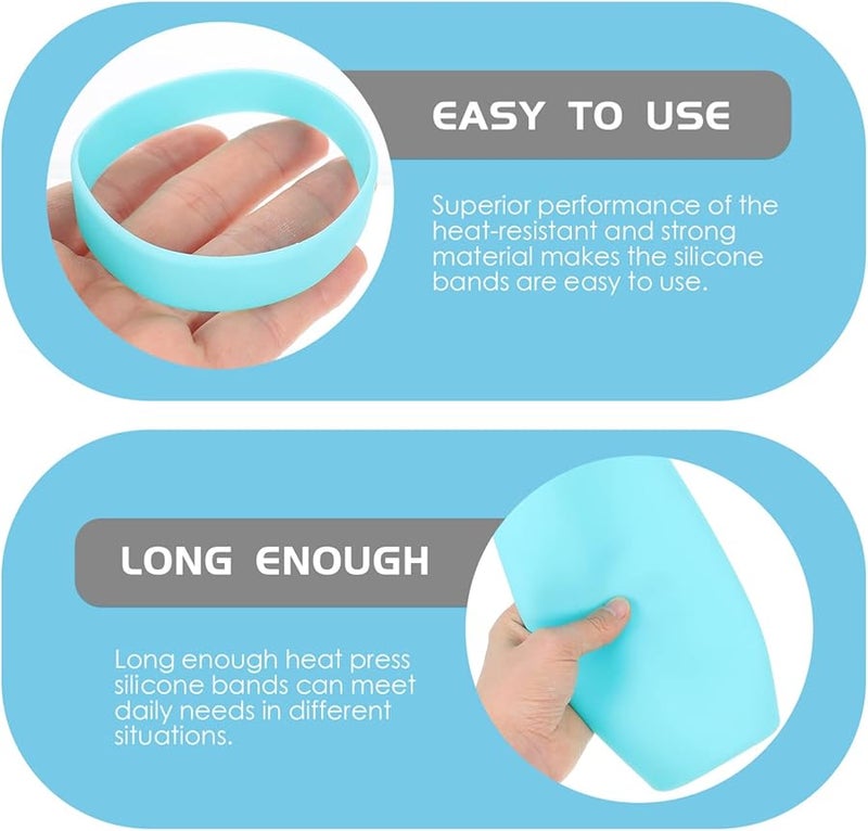 Silicone Heat Transfer Bands For Sublimation Tumblers And Bottles 1 Set - Image 5